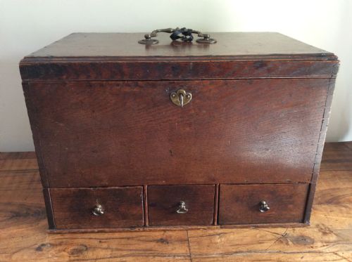 A Georgian Apothecary Box with Lockable Drawers