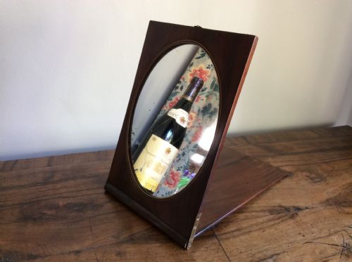 A 19thc Folding Campaign Shaving Mirror