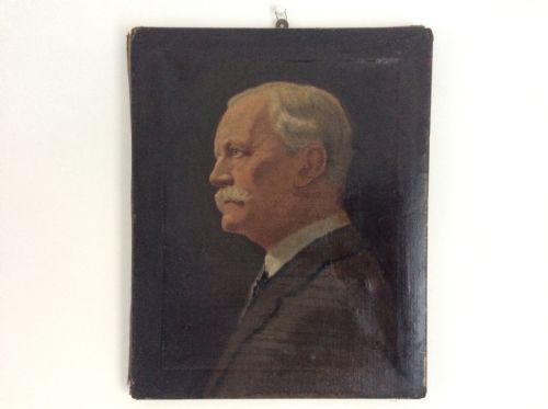 An Oil on Canvas Portrait of a Distinguished Gentleman