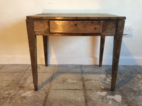 A Rustic French Lamp Table