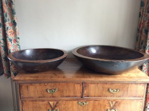 Two Large Dairy Bowls