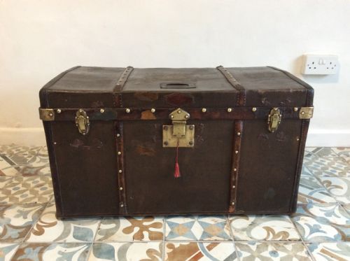 A Late 19thc French Travelling Trunk