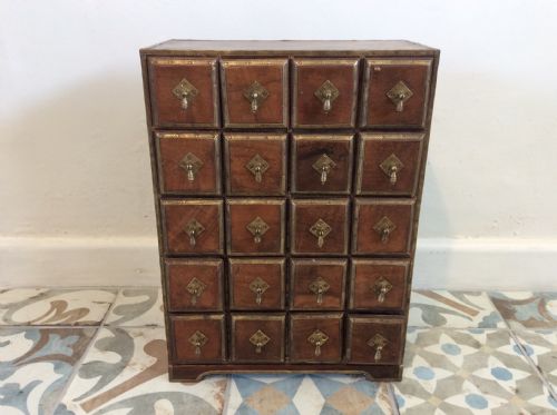A North Indian Bank of Spice Drawers