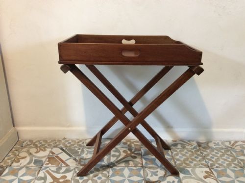 A 19thc Mahogany Butlers Tray