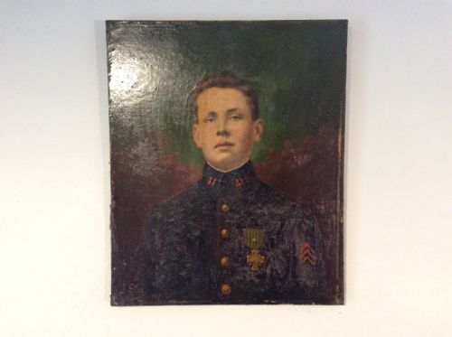 A Oil on Canvas Portrait