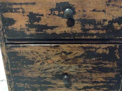A WATCHMAKERS TALL BANK OF 9 DRAWERS - ADDITIONAL PHOTO 4