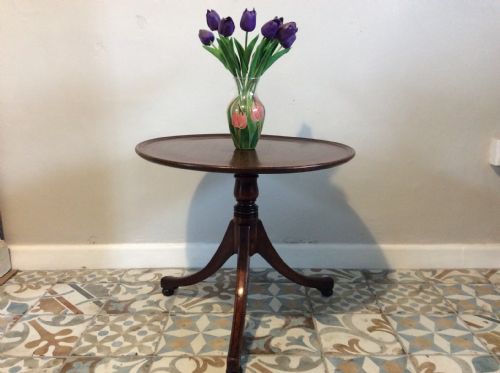 A 19thc Low Dish Top Tripod Table