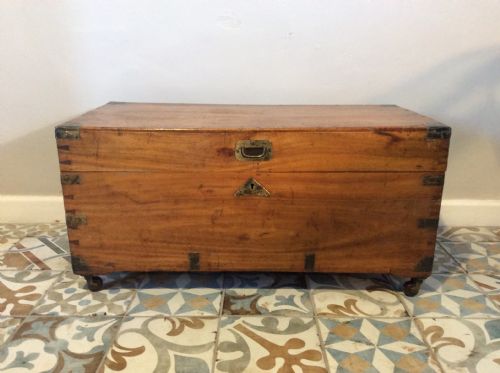 A Military Camphor Campaign Trunk