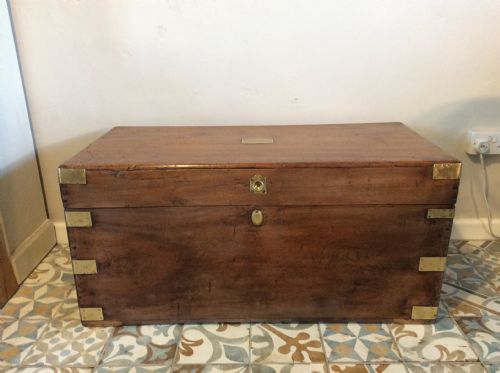 A 19thc Camphor Campaign Trunk