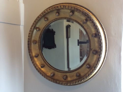 A 19THC GILDED HALL MIRROR - ADDITIONAL PHOTO 2