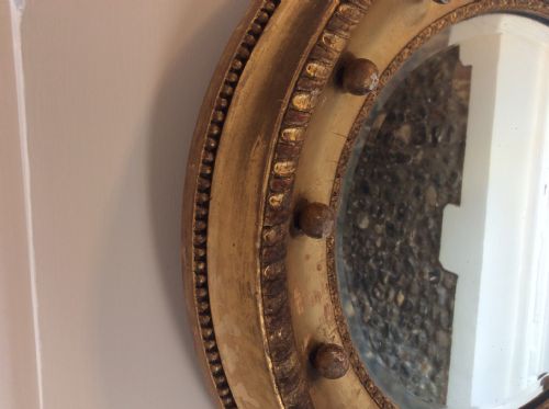 A 19THC GILDED HALL MIRROR - ADDITIONAL PHOTO 8