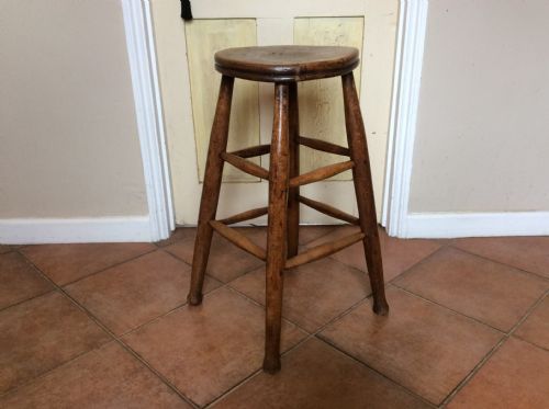 A Victorian Tall Kitchen Country Stool