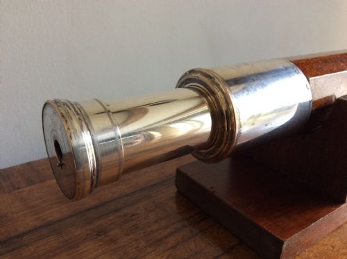 A RARE LONDON MADE NINE SIDED 18THC TELESCOPE - ADDITIONAL PHOTO 1