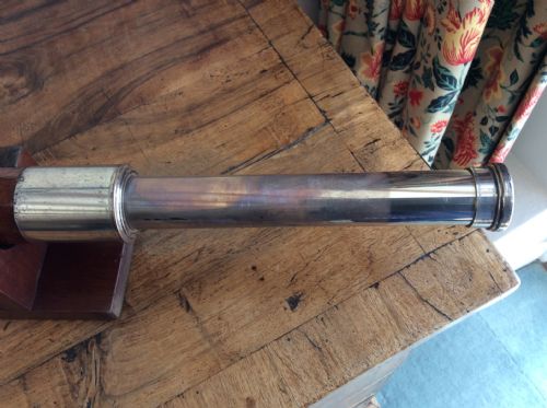 A RARE LONDON MADE NINE SIDED 18THC TELESCOPE - ADDITIONAL PHOTO 11