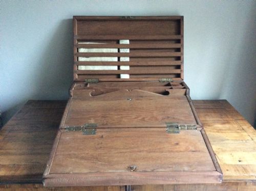 AN ANGLO INDIAN CAMPAIGN WRITING BOX - ADDITIONAL PHOTO 2