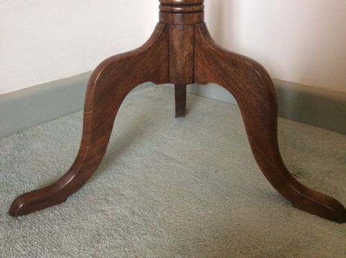 A GEO III DISH TOP TRIPOD WINE TABLE - ADDITIONAL PHOTO 3