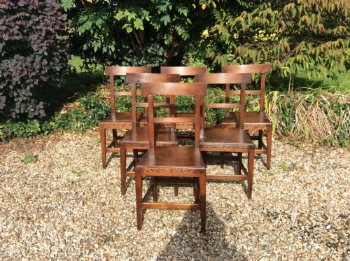 A Set of Six French Country Chairs