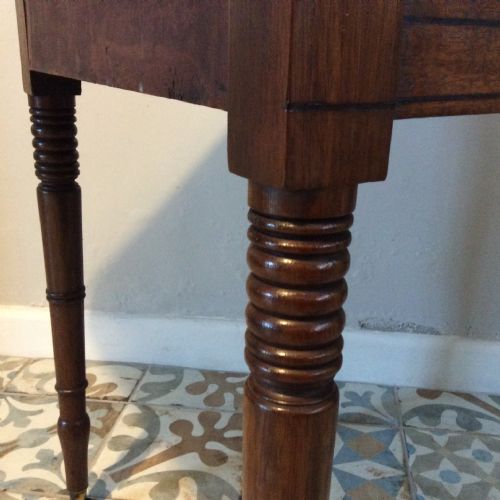 A 19THC WORK TABLE - ADDITIONAL PHOTO 6