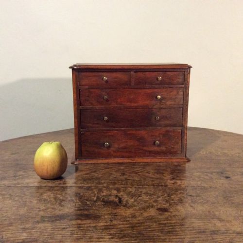 A 19THC APPRENTICE PIECE CHEST - ADDITIONAL PHOTO 1