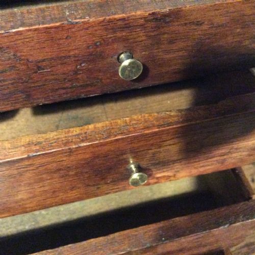 A 19THC APPRENTICE PIECE CHEST - ADDITIONAL PHOTO 8