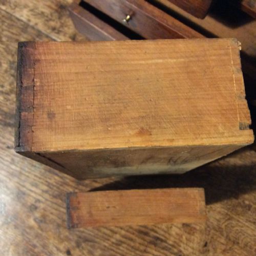 A 19THC APPRENTICE PIECE CHEST - ADDITIONAL PHOTO 9