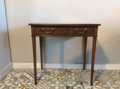 A Late Georgian Mahogany Side Table