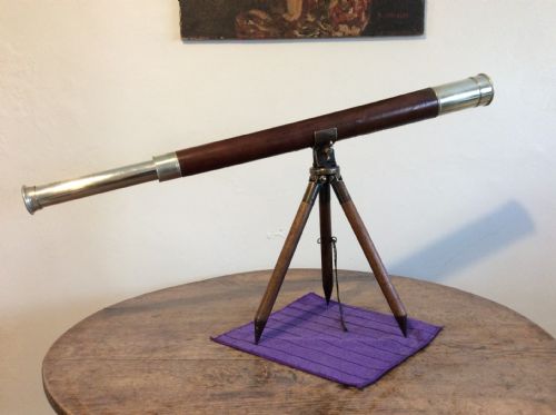 A Ww1 Ross London Military Telescope on Stand