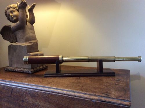 A REGENCY LONDON MADE POCKET TELESCOPE - ADDITIONAL PHOTO 1