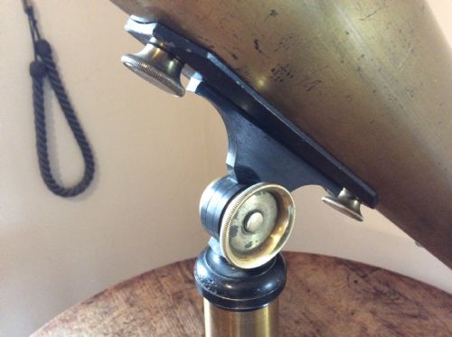 A TERRESTRIAL 19THC LIBRARY TELESCOPE - ADDITIONAL PHOTO 3