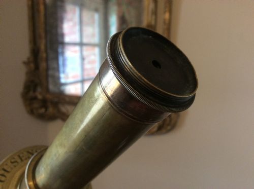 A TERRESTRIAL 19THC LIBRARY TELESCOPE - ADDITIONAL PHOTO 6