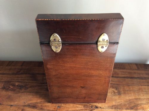 A SMALL GEORGIAN KNIFE BOX - ADDITIONAL PHOTO 7