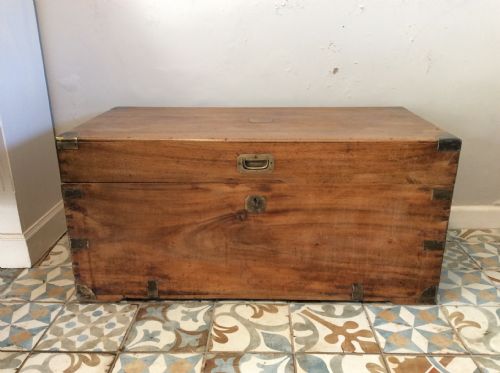 A 19thc Camphor Campaign Trunk