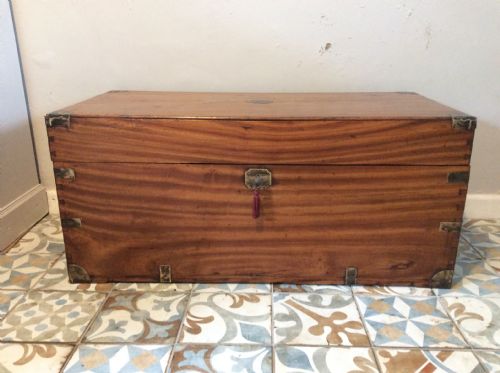 A 19thc Camphor Campaign Trunk