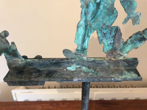 AN EARLY 20THC COPPER WEATHER VANE - ADDITIONAL PHOTO 4