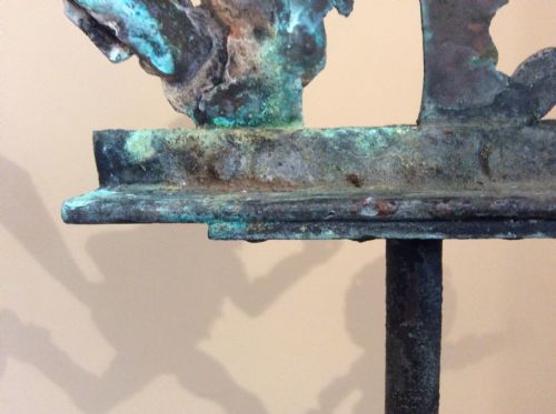 AN EARLY 20THC COPPER WEATHER VANE - ADDITIONAL PHOTO 14