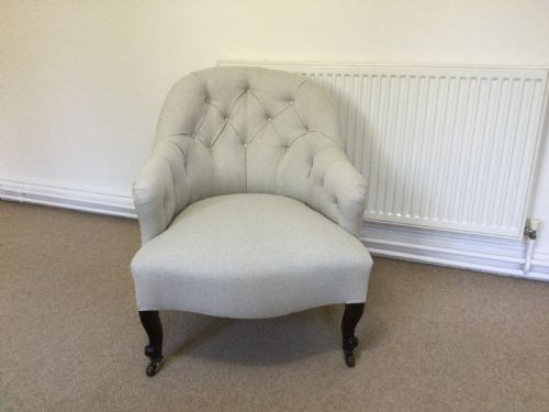 An English Button Back Armchair
