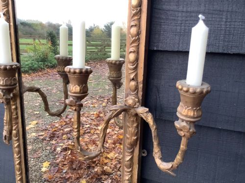 A 19THC GIRANDOLE PIER MIRROR - ADDITIONAL PHOTO 1
