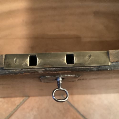 A 19THC CAMPHOR CAMPAIGN TRUNK - ADDITIONAL PHOTO 6