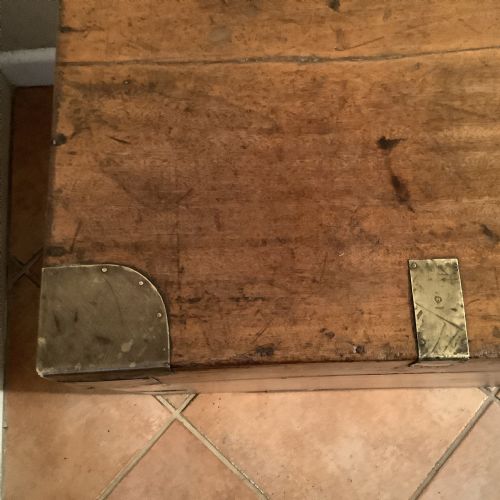 A 19THC CAMPHOR CAMPAIGN TRUNK - ADDITIONAL PHOTO 8
