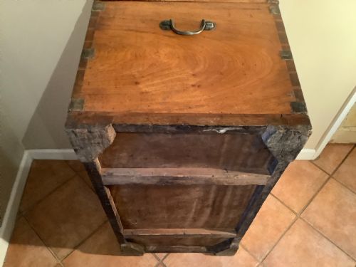 A 19THC CAMPHOR CAMPAIGN TRUNK - ADDITIONAL PHOTO 10