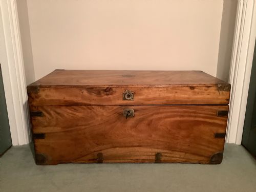 A Mid Sized Camphor Campaign Trunk