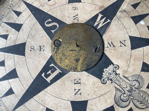 A LARGE DESK COMPASS - ADDITIONAL PHOTO 9