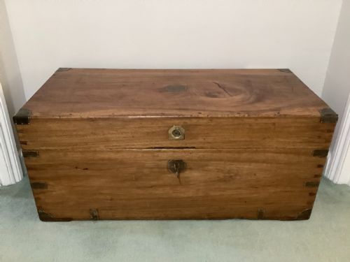 A CAMPHOR CAMPAIGN TRUNK