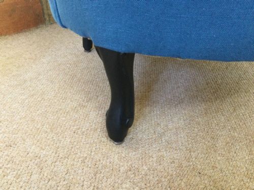 A 19THC FRENCH ARMCHAIR - ADDITIONAL PHOTO 2