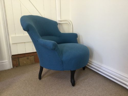 A 19THC FRENCH ARMCHAIR - ADDITIONAL PHOTO 3