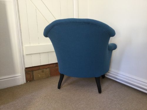 A 19THC FRENCH ARMCHAIR - ADDITIONAL PHOTO 4