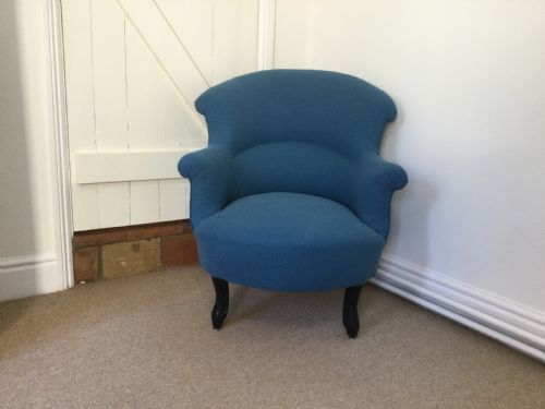 A 19THC FRENCH ARMCHAIR
