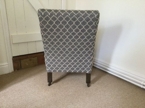 A 19THC ENGLISH SLIPPER CHAIR - ADDITIONAL PHOTO 3