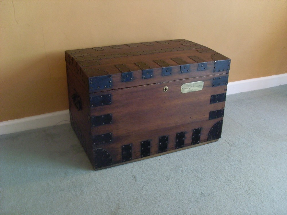 A 19thC silver trunk