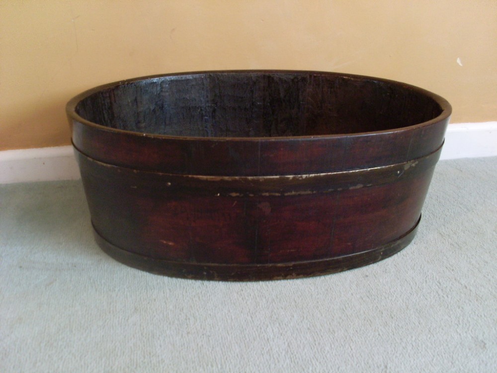 A 19thC wine cooler or jardinier